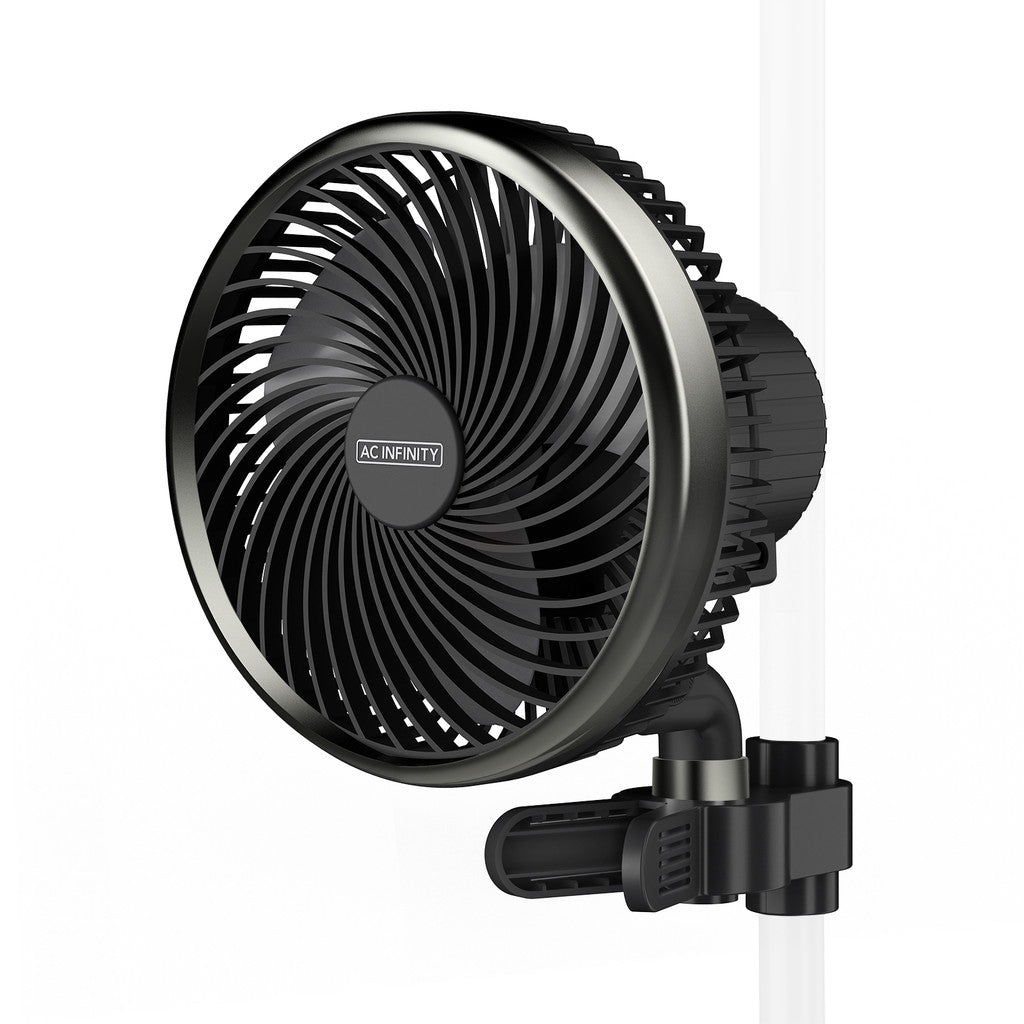 AC Infinity CLOUDRAY S6 - 6" Clip Fan w/ Auto Oscillation