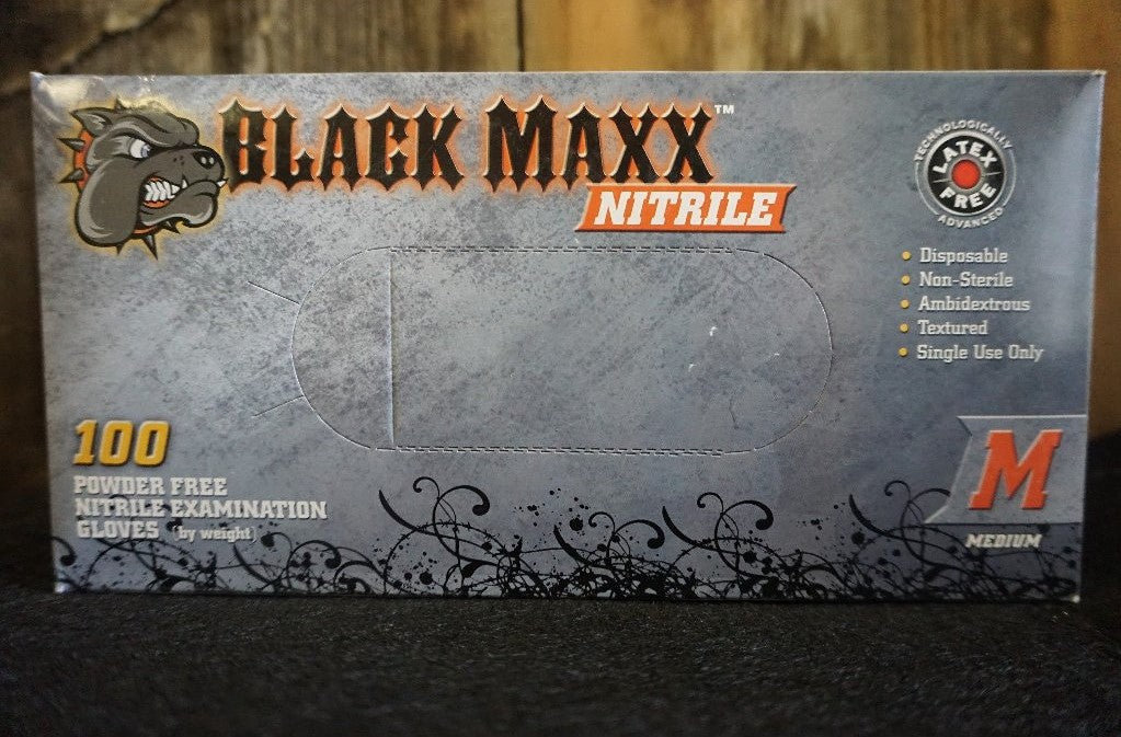 Black Maxx Medium Gloves